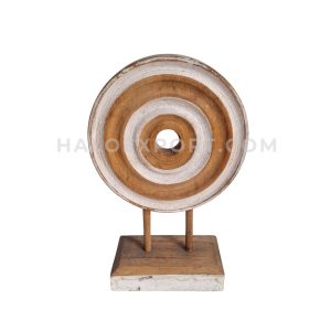 Wooden Custom Circle Table Decoration