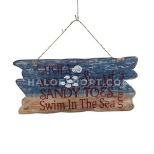 Wooden Custom Written Sign Board Wall Hanging