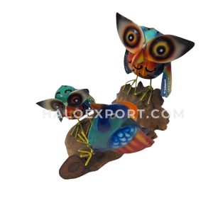 Metal Handicraft Decoration With Driftwood