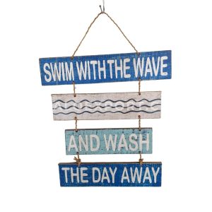 Wooden Custom Written Sign Board Wall Hanging