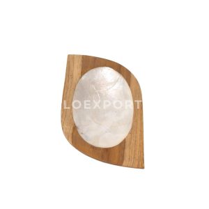 Eye Design Wooden Capiz Shells Decoration